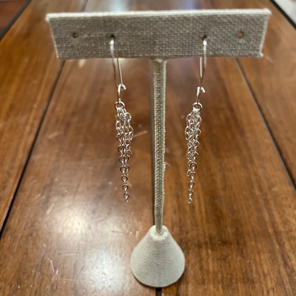 Elegant Silver Dangle Earrings